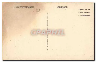 Blois — O Castelo, a Escada de Francisco I — LL — Verso