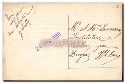 LYON — Palácio da Bolsa — M.F. n°34 — Verso