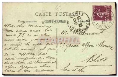 LYON - Katedra św. Jana, Biblioteka (dawniej archidiecezja) - Wzgórze Fourvière — Rewers
