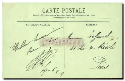 LYON — O Parque da Cabeça de Ouro — As Armas da Cidade de Lyon — LL. — Verso