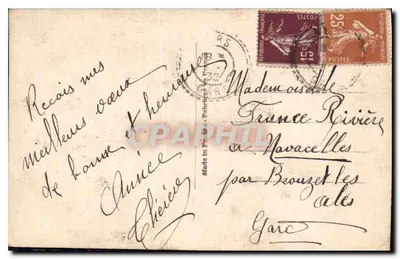 Casais apaixonados — Boa Ano — DÉDÉ PARIS 1767 — Verso
