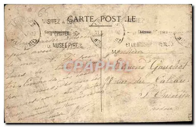 Wydarzenie N.D. z Lourdes — Bernadette Soubirous — Maison Rouasse-Lebel, Dauverne & Cie, Paris — Rewers