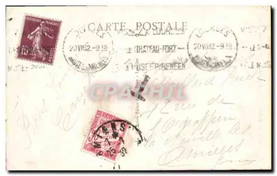 Lourdes — La Basilica, vista laterale — P.D. n°104 — Verso
