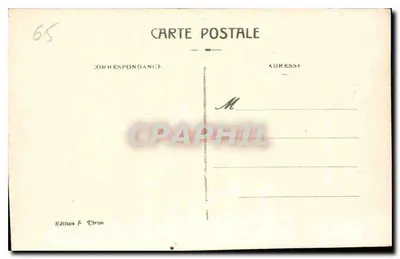Lourdes — IXª Stazione del Calvario : « Gesù cade per la terza volta » — Edizione F. Vtron — Verso