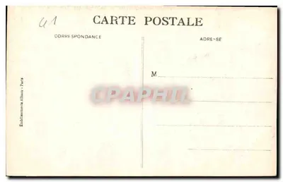 Blois — Le Château — Petite porte surmontée du Porc-Épic — Aile Louis XII — E.A. — Verso