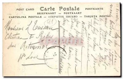 Zamek w BLOIS — Część Louis XII. Kolumnada — ND Phot. — Rewers