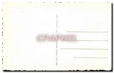 Menton — Widok z Garavan — Munier, n°243 — Rewers