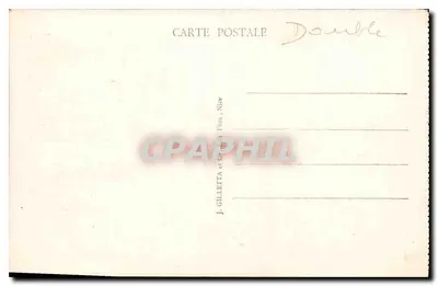 Nice - Quai dos Estados Unidos - O Mont-Boron — J. Gilletta e Cie, Nîce, n°97 — Verso