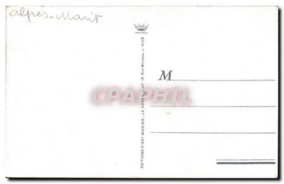 Menton — O Cap-Martin — Editor MUNIER — Verso