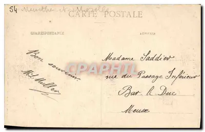 NANCY — Porte de la Craffe — Maison des Voyageurs, NANCY — Verso