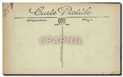 Kartka z Cauterets — Schron Vignemale, widok z gór — LL — Rewers