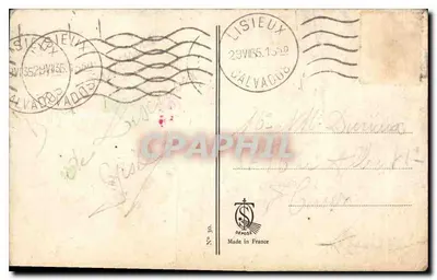 Aparecida da Santa Virgem para Thérèse da Criança-Jesus — Carmel de Lisieux, n°39 — Verso