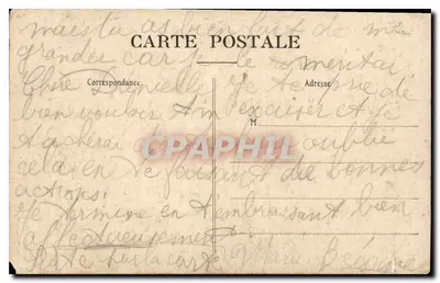 Tombe de Louis XVI — statue funéraire à l'intérieur de l'abbaye de Saint-Denis — éditeur Gaule et Petit — Verso