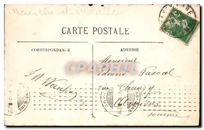 Nancy - A Catedral e Grades Jean-Lamour — editor Jean-Lamour, n° 39 — Verso