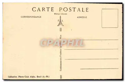Passagem Férrea das Gorges do Cians — Beuil (A.-M.) — F. L. — Verso