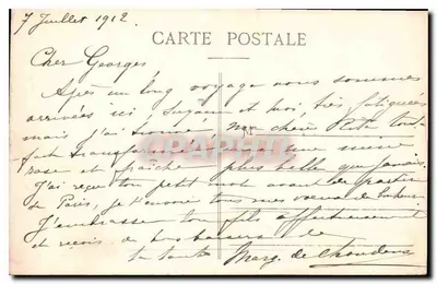 Vence (A.M.) — Dzielnica Adrets — Linia Południowa Francji — E.A.L. Ragnat, Vence — Rewers