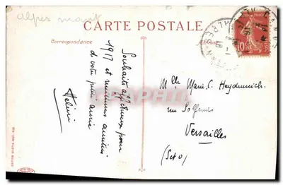 Cannes — Aleja Palmy — Wydawnictwo Giletta, nr 443 — Rewers