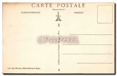Beuil (Alpes-Maritimes), wys. 1500m — Ogólny widok i Góra Mounier — F. L. — Rewers