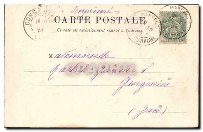 Entre los Olivos — Menton — Steugel & Co., Dresden, n° 6806 — Reverso
