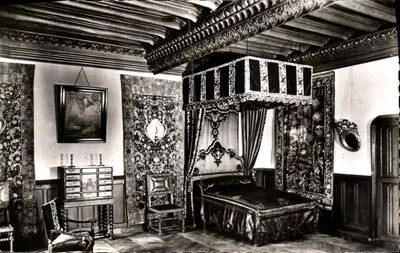 Castelo de Meillant (Cher) — Quarto do Cardeal d'Amboise — Edição H. Desfontaine