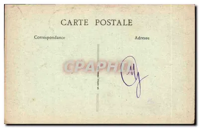 Apartament Papieża Piusa VII — S. C. M. J. — Wydawca: Carte à l'Étranger — Rewers