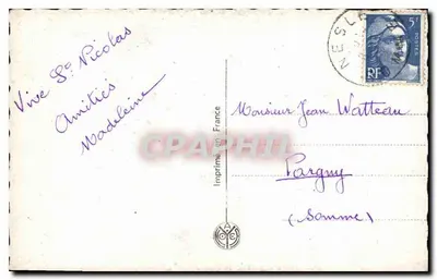 Mulher jovem sorridente — rosas — editor TAT NOYER n° 3684 — Verso