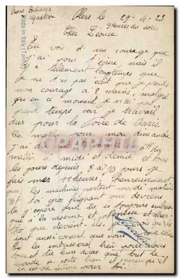 Vista aérea de floresta — editor Graphil, número de série ilegível — Verso