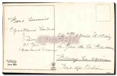 Três dálmatas coloridos — editor Tifano, série 654 — Verso