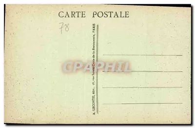 Versaille — Hameau Marie-Antoinette — Młyn — A. Léconte, nr 133 — Rewers