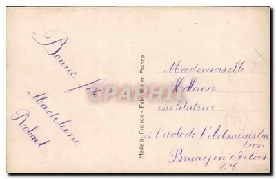 Mulher em pele — retrato — Blenet, Paris, n° 482 — Verso