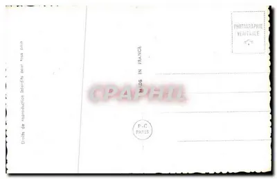 Zauber — Ansichtskarte mit Foto eines Paares — P-C Paris Nr. 6772 — Rückseite