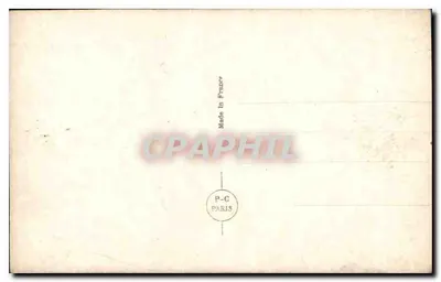 Lachende vrouw met bloemenvoorwerp — Sint Nicolaas — P-C Paris n°4992 — Achterkant