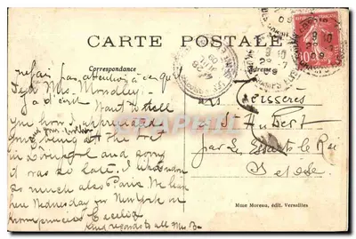 Versailles — Trianon — Latteificio e Torre di Malborough — Verso