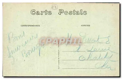 Bourges — Fachada da Catedral — Editor E.M. n° 21 — Verso
