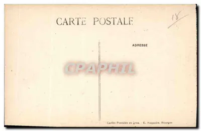 Bourges — Południowa brama katedry — E. Maquaire, n°241 — Rewers