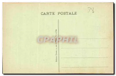 Versajles — Façada zamku — Wydawnictwo Cassé, Versajles — Rewers