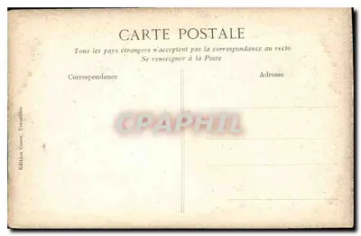 Versailles — Chambre de Louis XIV — Édition Cossé — Verso