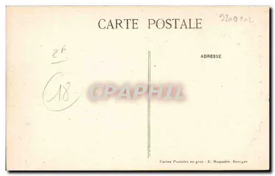 Bourges — Wieża Północna Katedry — E. Maquaire, Bourges — Rewers