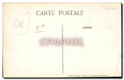 Bourges — Południowa brama Katedry — E. Maquaire, n°241 — Rewers