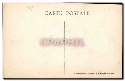Bourges — Katedra, widok z ogrodu Hôtel de Ville — S. Maquaire, nr 204 — Rewers
