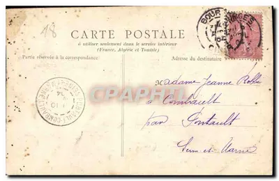 Bourges — Hotel Jacques Cœur — Palácio de Justiça — Verso