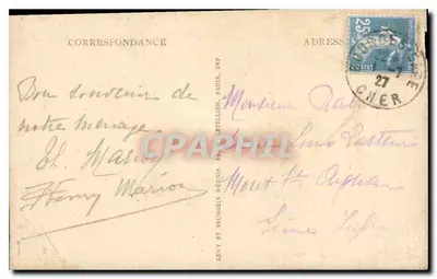 Bourges — Pałac Jacques-Cœur — wydawca J. Poulchier, nr 46 — Rewers