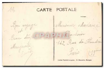 Bourges — Zamek Wody — E. Maquaire, n°387 — Rewers
