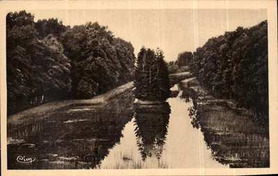 Lago do Poço (Cher) — A Reserva vista por direita — Editor Cim