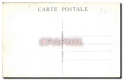 Termignon (Savoie) — A Dente Parrachée (alt. 3712 m.), vista do colo da Masse (alt. 2900 m.) — Grimald Chambéry, n° 5409 — Verso