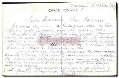 Bourges — Façada Katedry — E.M. n°201 — Rewers