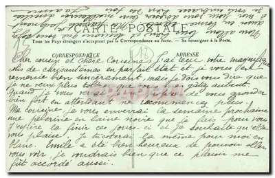 Bourges — Antiga Porta para a Escola Normal — LL. — N° 103 — Verso