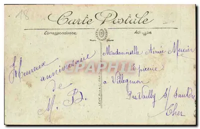 Bourges — A Abside da Catedral — Selecta — Verso