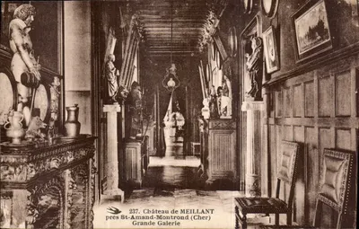 Castelo de Meillant — Grande Galeria — Editor não identificado, n° 237