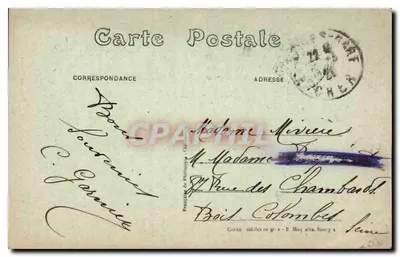 Bourges — Statue de Jacques-Cœur — Éditeur : Carica outilées en grès, n° 382 — Verso